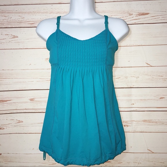 lululemon athletica Tops - Lululemon Athletica Bliss Tank Top Blue Adjustable
